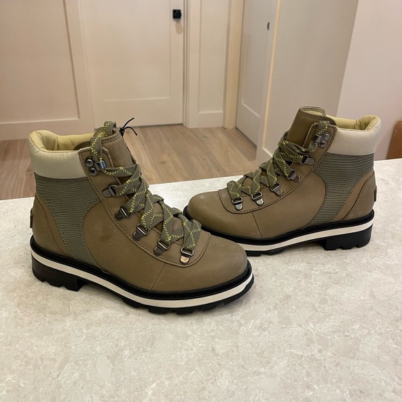 SOREL Lennox Hiker STKD Boots In Green Size 6 - Picture 5 of 11